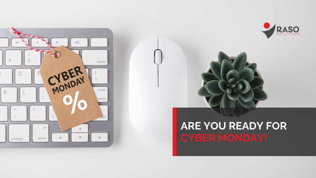 Are You Ready For Cyber Monday with Keyboard, Mouse and Plant